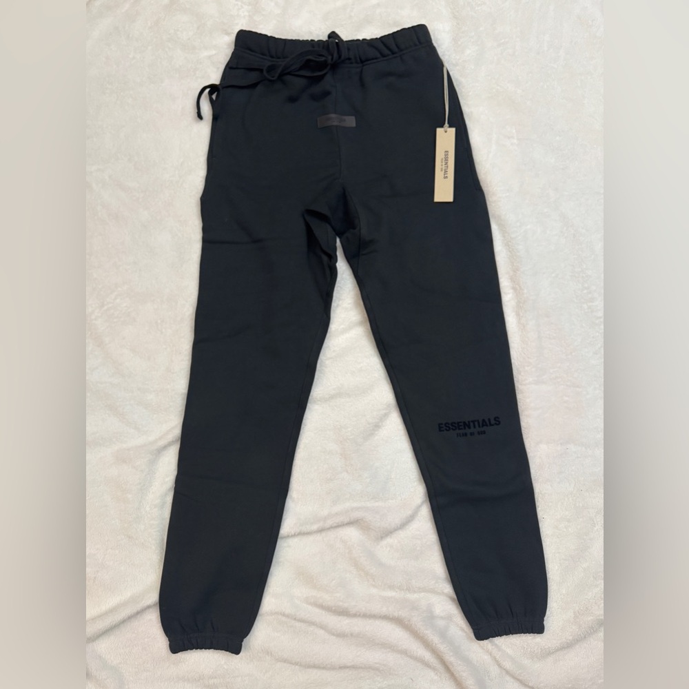 Essentials Black Jogger Sweatpants Valentine’s Day Gift Boyfriend Girlfriend